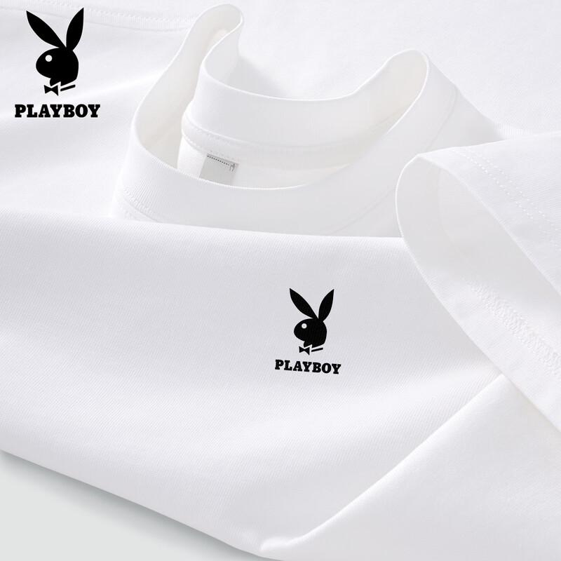 PLAYBOY Men's 2026 Loose Fit Cotton Short Sleeve T-Shirt
