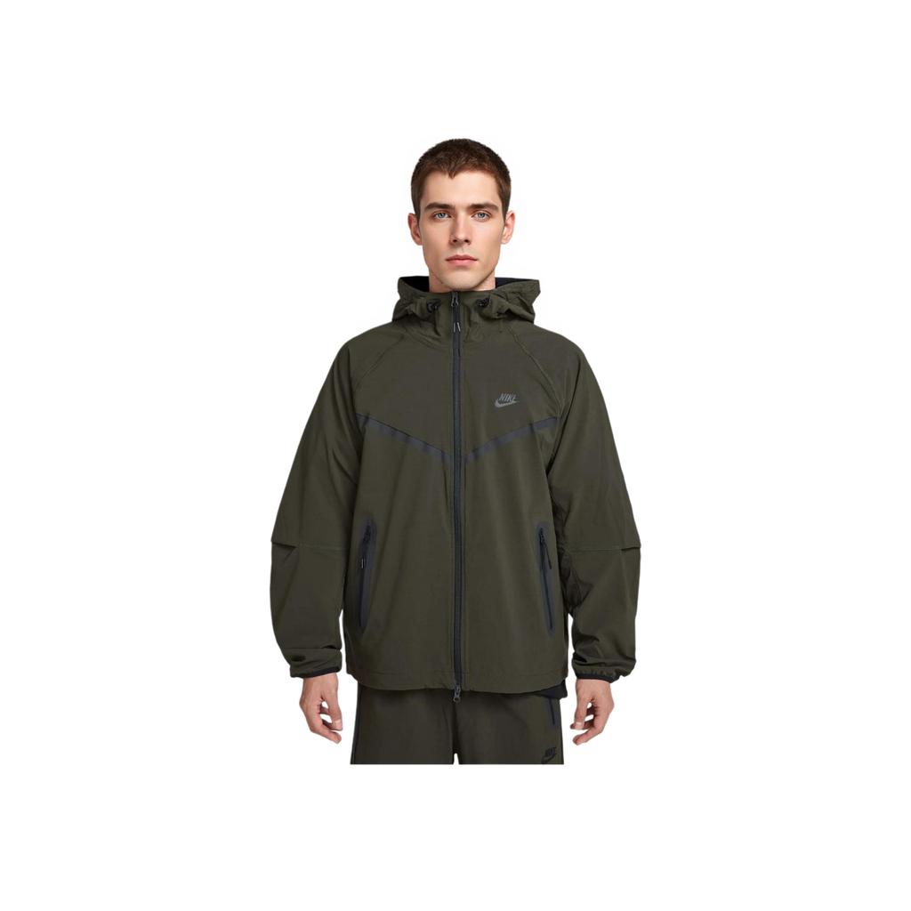 Nike Sportswear FW25 Fashion Comfortable Versatile Hooded Jacket Men Jacket Dark-Green HM7152355