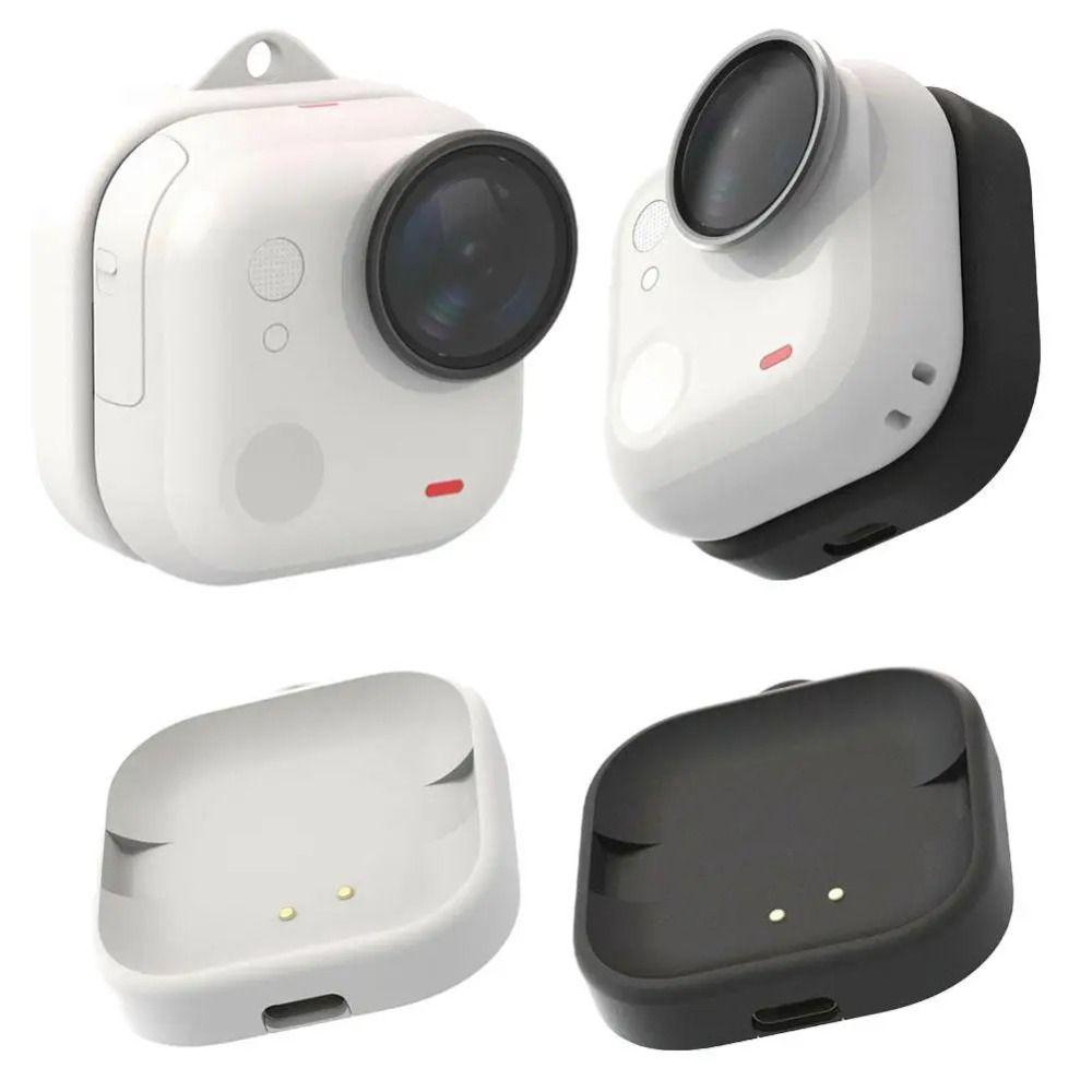 Szybko ładujący Statyw do Kamery Kompaktowa Profesjonalna Ładowarka do Aparatu Lekki Magnetyczny Uchwyt Ładujący do Insta360 Go Ultra