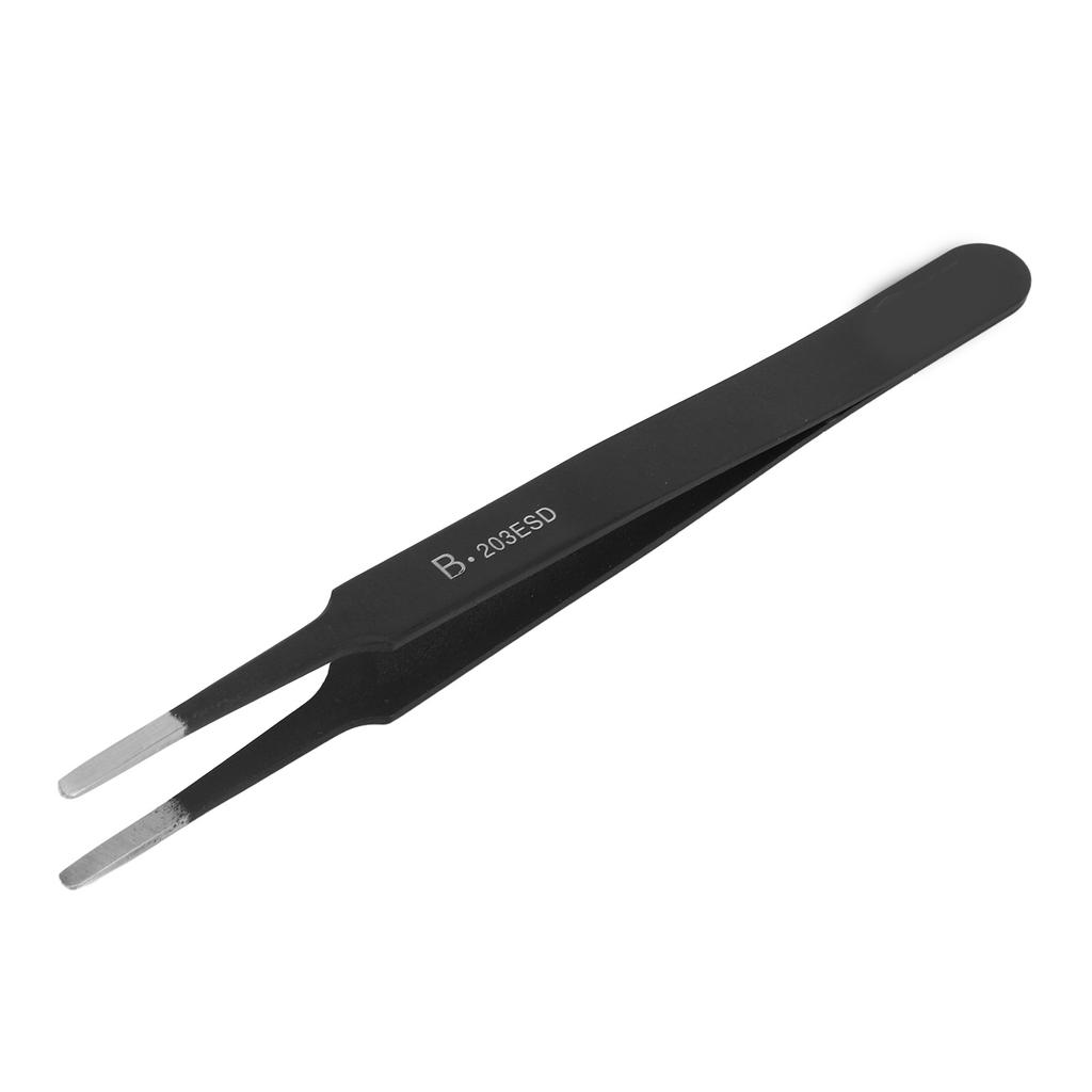 Tweezers Anti Static Acid Resistant Finishing Polish High Hardness Impact Resistance Elbow Tweezers for Home Experiment