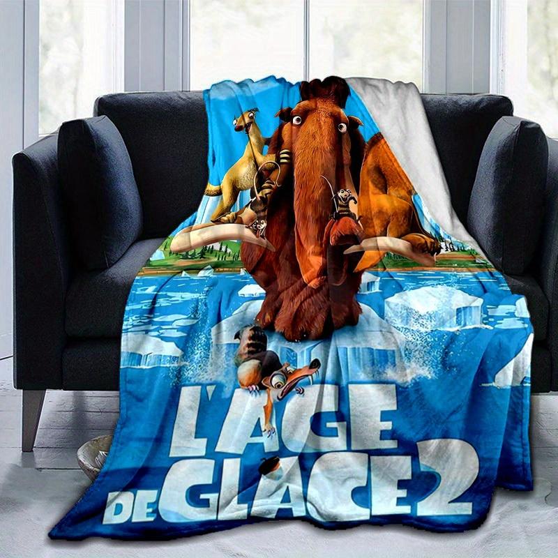 1 pezzo, Coperta Decorativa Casa Era Glaciale Perfetta per Divano, Letto, Viaggio, Campeggio, Auto
