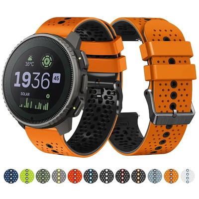 Λουράκι Σιλικόνης 22mm Για Suunto Vertical Λουράκι Ρολογιού Βραχιόλι Ανταλλακτικά Αξεσουάρ Για Suunto 9 Peak Pro / 5 Peak Λουράκι Ρολογιού