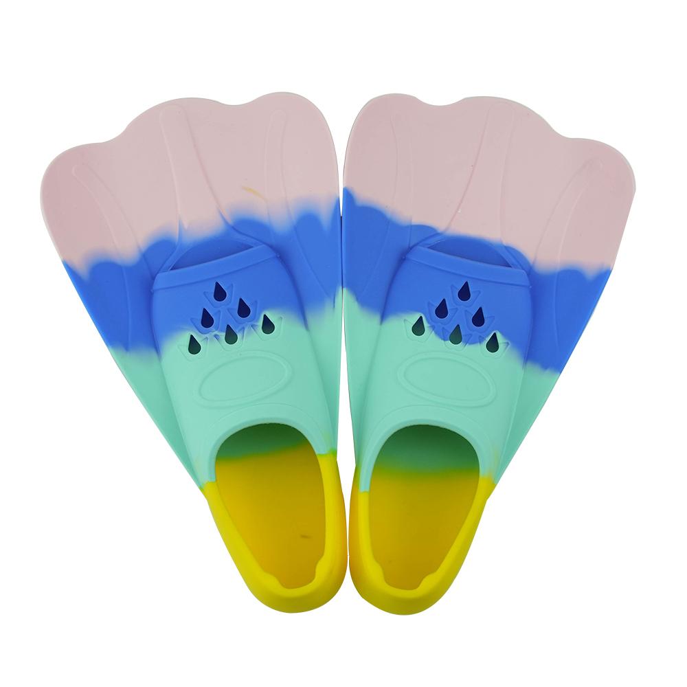 Multifunction Custom Hot Selling Silicone Comfortable Swimming Training Diving Fin S зелёный