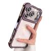Compatible Rhinestone Airbag Case for iPhone 17 Pro Max - Drop-Proof, Transparent, Diamond-Enhanced Cover