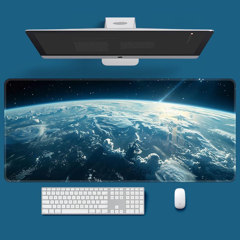 

Очень большой игровой коврик для мыши «Звездное небо» – Нескользящий, Толстый для общежития или офиса 800*300*2mm