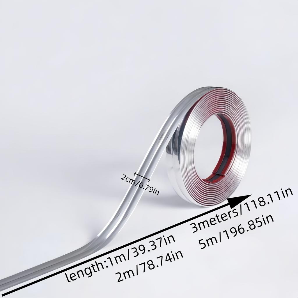 1pc 1m/2m/3meters/5mX2cm Flexible Peel and Stick Corner Trim Inside Corner Trim Outside Corner Molding Baseboards Floors Borders