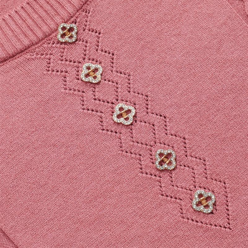 Plus Size 4XL-7XL Elegant Middle Aged Women's Sweater Large Size Knitwear Tops Casual Long Sleeve Autumn Female Clothing