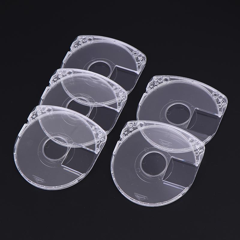 5 Stück Transparente Ersatz-Speicherhülle für Spiele-Discs, Hülle für optische Disc-Hülle für PSP1000/2000/3000
