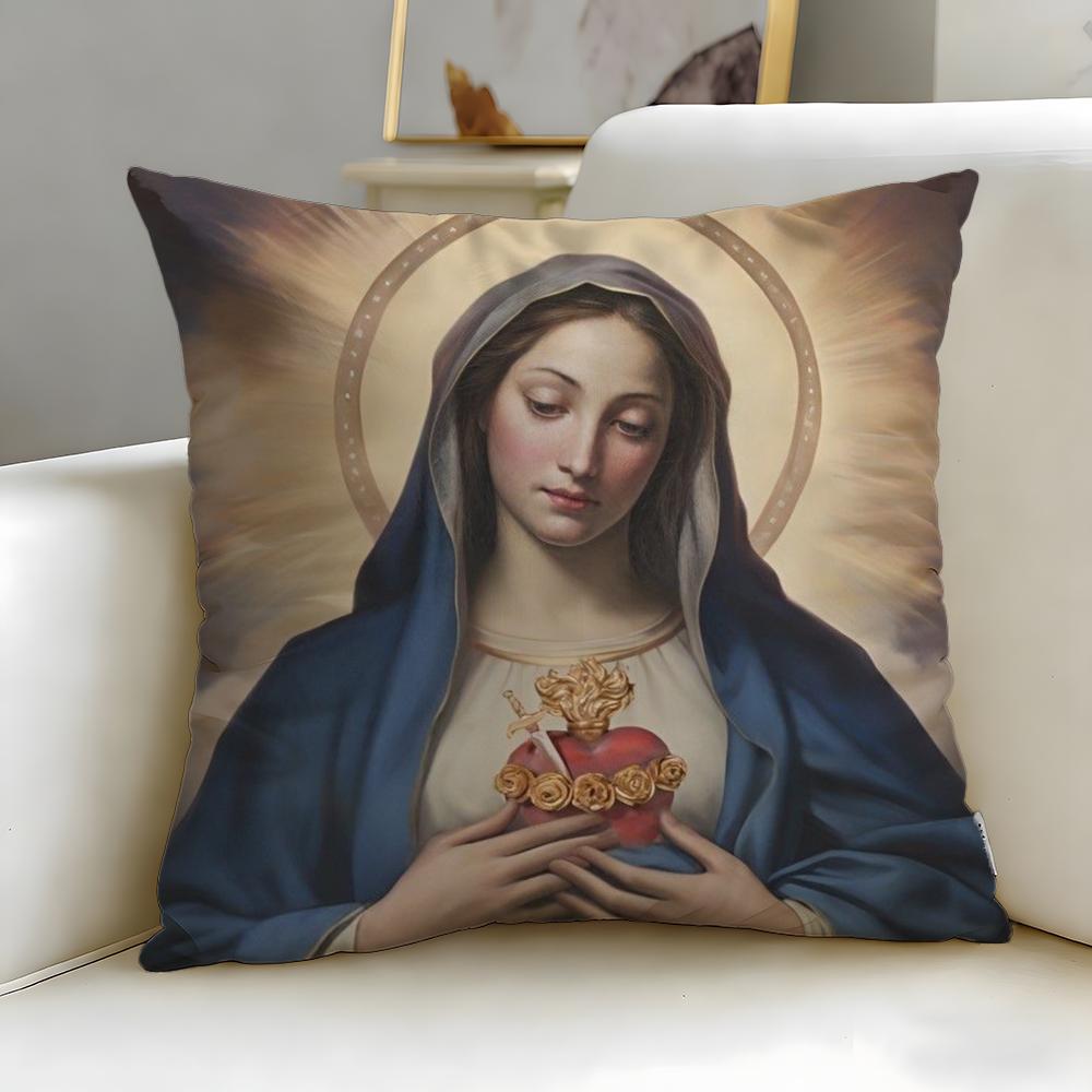 art theme Sacred Aesthetic Art Cushion Cover Soft & Easy-Wash Pillow Case – Versatile for Couch, Bed, Travel and Office