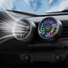 Type C Charging Car Aroma Therapy Fan Colorful Ambient Light Air Outlet Fan  For Car Air Freshener