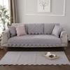 Four Seasons Universal Cotton Korean Leaf Sofa Cushion Modern Simple Anti-Slip Sofa Cushion Cover