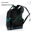 Multifunctional Double Shoulder Tool Backpack, Wear-Resistant Canvas, Large Capacity, Portable Electrician's Repair Bag