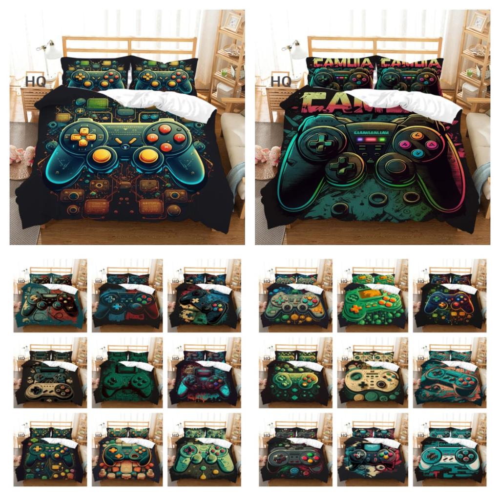 3D Game Console Printing Bed Clothes Teens Full Size Bedding Set Cover Design High Quality Home Textiles