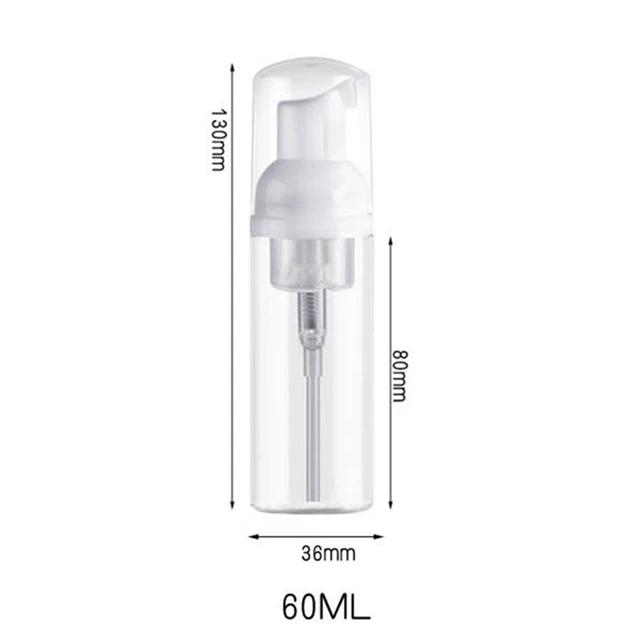 2Pcs 30ml 50ml 60ml 100ml Plastic Foam Pump Bottle Empty Face Eyelashes Cosmetic Bottle Cleaner Soap Dispenser Foam Bottle