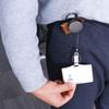 Safety Elastic Keychain ID Card Badge Holder Key Chain Ring Pull Keyring Retractable Badge Reels