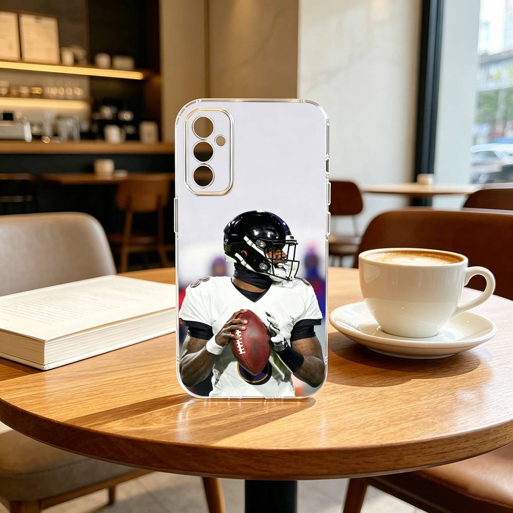 Lamar Jackson American Football 8 Handyhülle Für SamsungA10,12,20,21S,30,31,40,50,51,52,70,71 Transparente Hülle