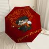 1PC Warner Harry Potter Hogwarts Umbrella-8-Rib Reinforced, Automatic Open, Lightweight & Durable-A74
