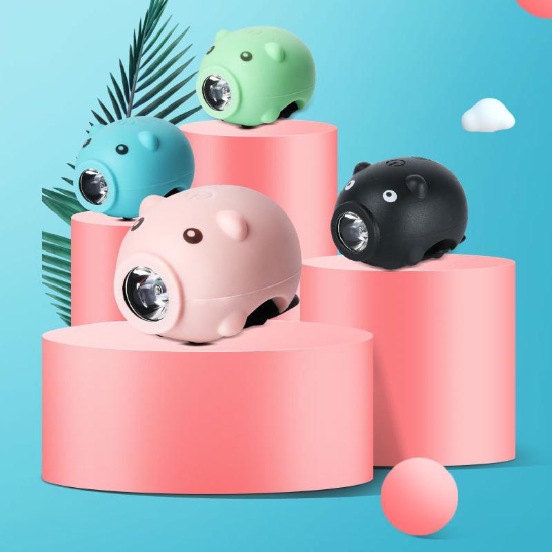 Pig Cycling Children Light Led Rechargeable Torch For Night Riding Outdoors And