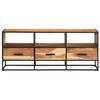 VidaXL Meuble TV 110x30x45 cm, Bois d'acacia massif