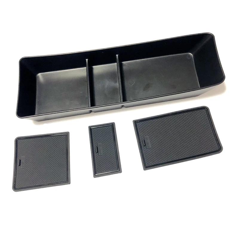 For BYD Dolphin Car Center Console Tray Central Lower Layer Storage Box Car Interior Storage Organizer Stowing Tidying
