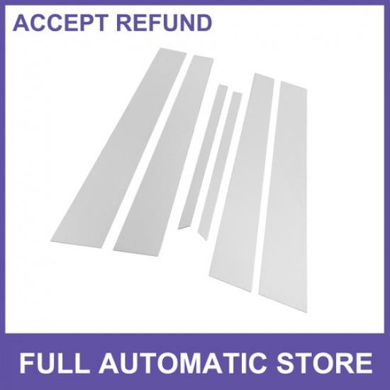 6 Pcs Door Pillar Window Trim for Honda Accord 2003-07 Chrome