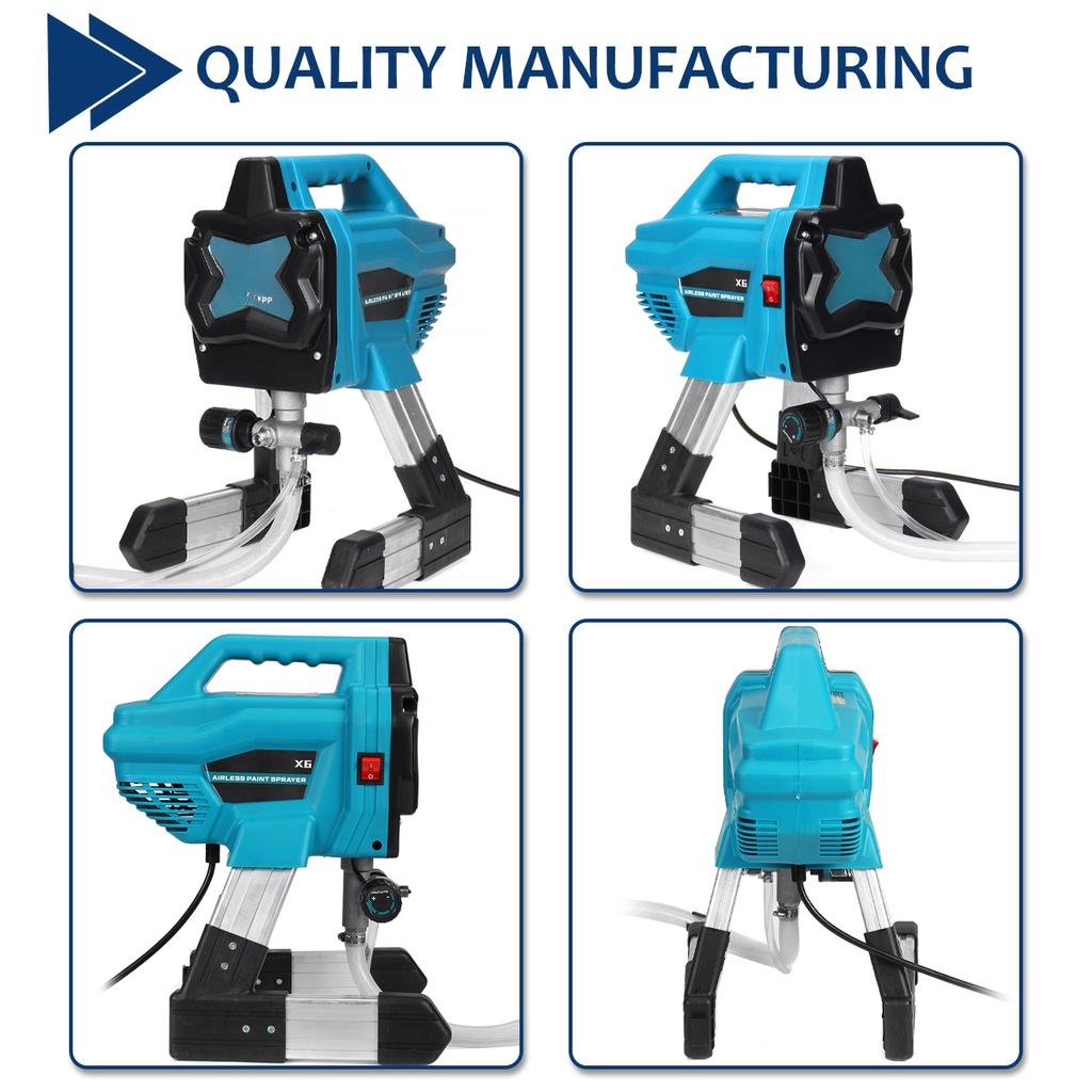 3000PSI High-pressure Airless Spraying Machine Professional Airless Spray Gun Paint Airbrush Sprayer Wall Painting Power Tools 650W
