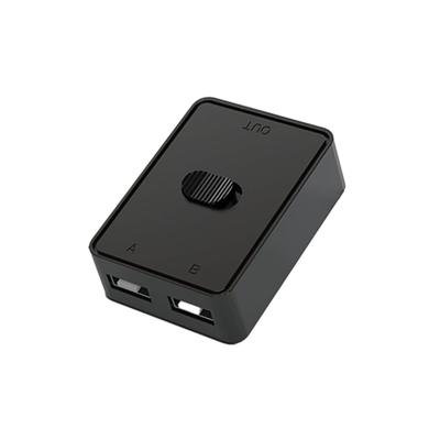 YFFSFDC Switch Selector USB KVM Switcher Adapter Bidirectional USB Sharing Switch 2 Input 1 Input 2 Output Switcher Quick Switch with One Key Share 2