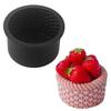 4 Inch Round Rotating Heart Flower Basket Coil Texture Design French Mousse Cake Mould Silicone Cake Mold Kitchen Bakeware