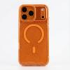 Compatible with iPhone 14/16 Pro/17 Pro Max: High Transparency, Drop-Proof, Glitter Magnetic Suction Case