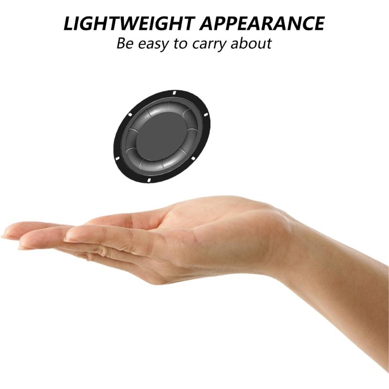 Rubber Iron Bass Diaphragm Loudspeaker Accessoy Bass Diaphragm for Audiophiles Low Frequency Loudspeakers 1PC 6.5in/8in