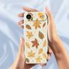 For iPhone 17 Air Case Maple Leaves Pattern Printing Straight Edge TPU Phone Back Cover