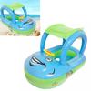 Baby Air Mattresses Swimming Ring Sunshade Baby Float Seat Inflatable Boat Swimming Ring Pool Water Fun Car Boat