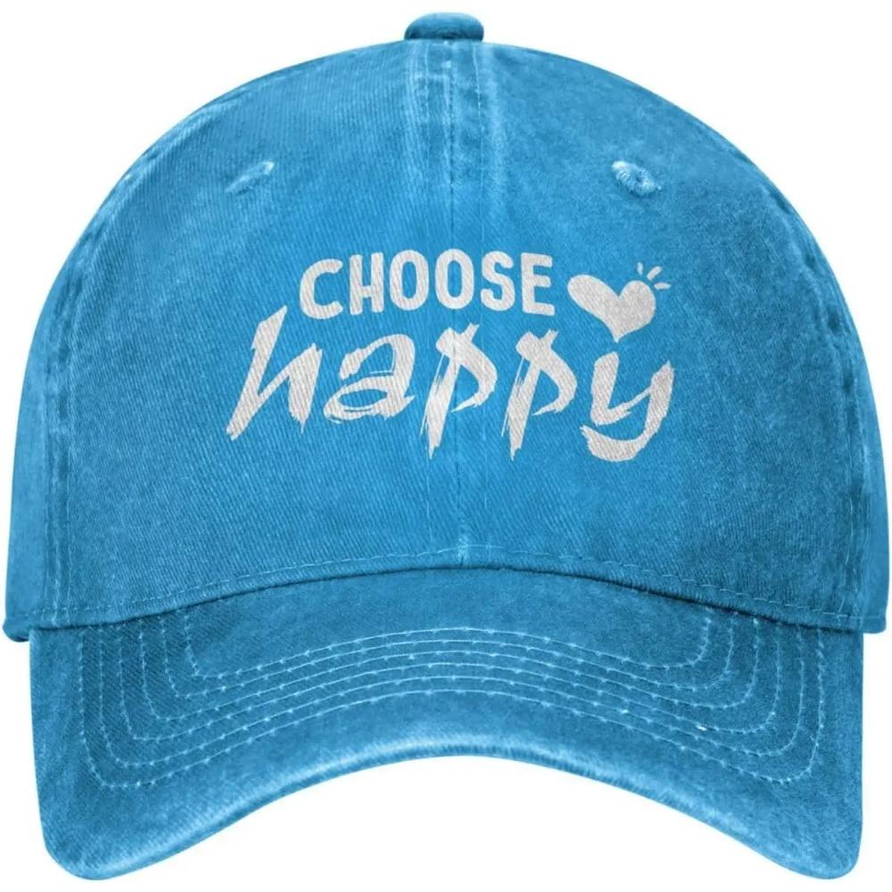 Workout Hats for Men Chooses Happy Retro Hat for Women Baseball Hats One Size Trucker Hat