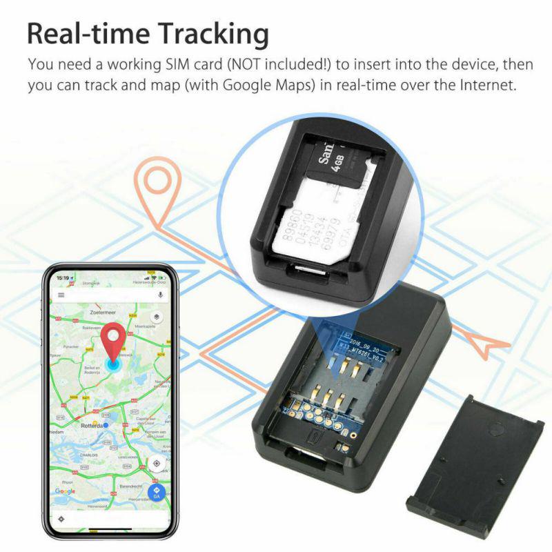 GF-07 Mini GPS Trackers Magnetic Adsorption Locator Anti-lost Recording Global Tracking Device for Vehicle/Car/Person