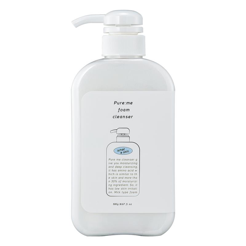 Waderskin Pure Me Mild Alkaline Foam Cleansing, 500g, 1 pcs