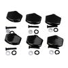 6Pcs Guitar Tuning Peg Buttons Metal Stable Universal Tuner Buttons Replacement for Acoustic Electric Guitar