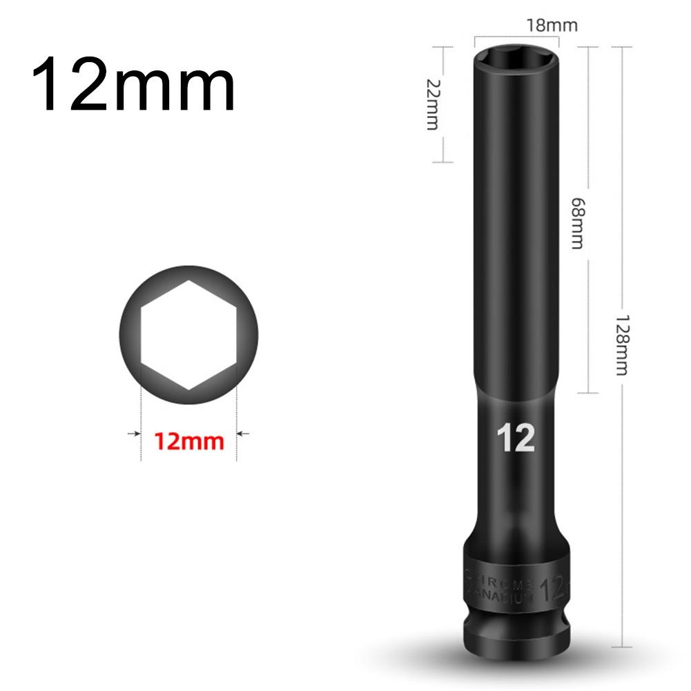 1/2 násuvný rázový utahovák se šestihrannou nástrčkovou hlavou 8-24mm adaptér konvertor klíče