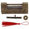 Chinese Antique Lock Retro Classic Pattern Design Bronze Brass Material 5x2cm/2.0x0.8in Horizontal