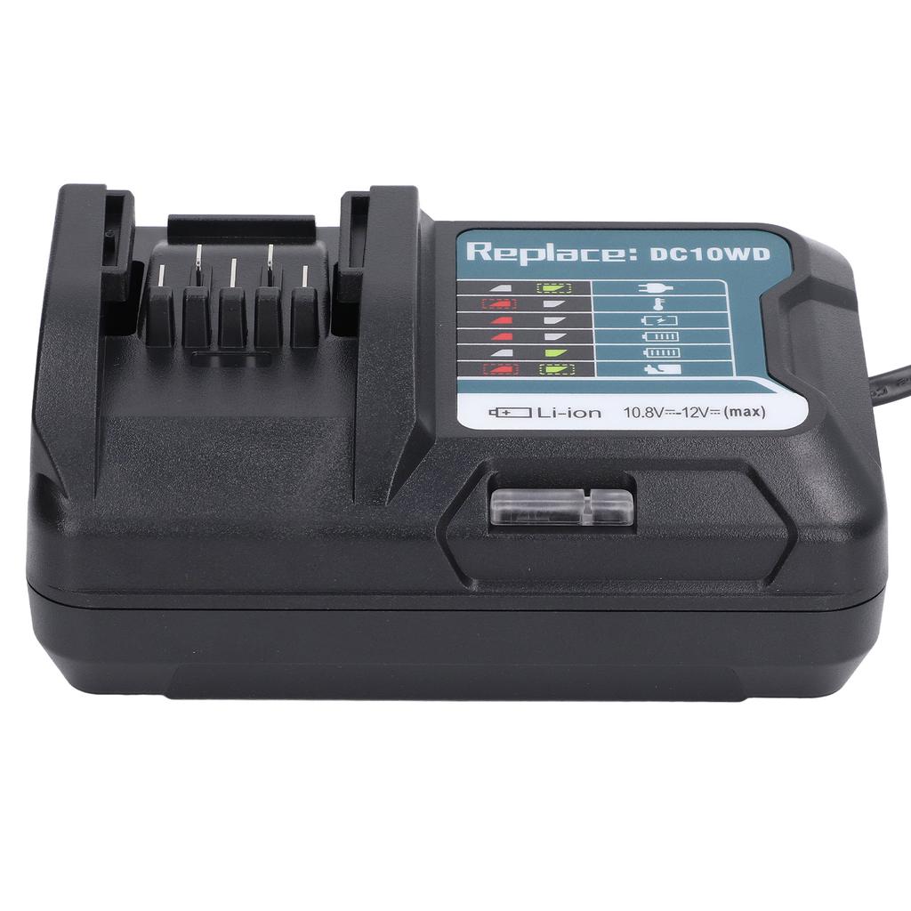 Lithium-Akkuladegerät 100–240 V Eingangsspannung für DC10,8–12 V BL1015 BL1016 DC10WD DC10WC