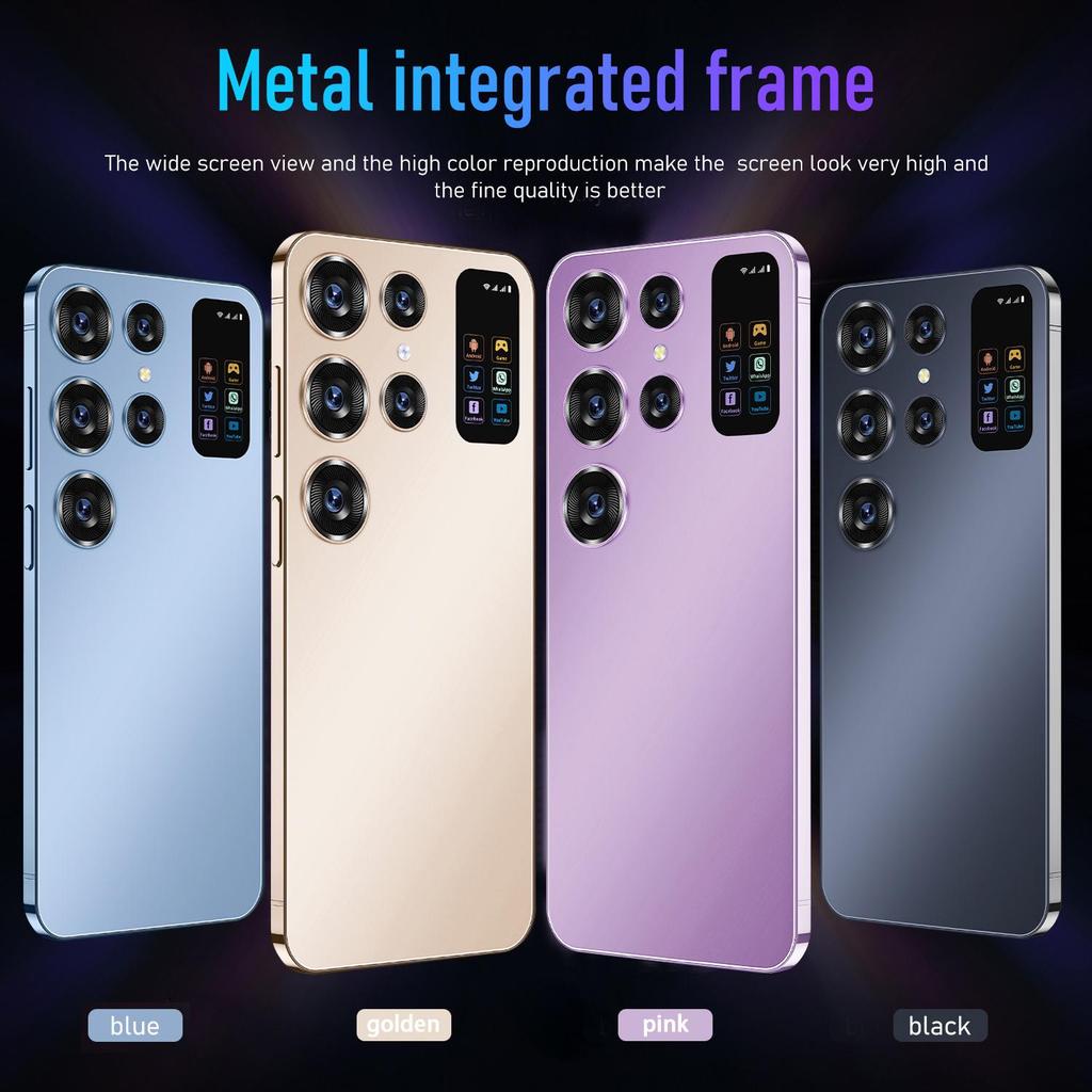 New S26 Ultra HD Smartphone: Large Screen, 16GB RAM, 1TB Storage, Android OS