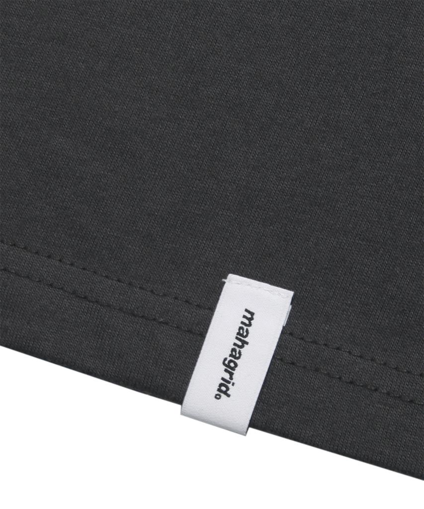 MAHAGRID Third Logo Tee Charcoal(Mg2Cmmt508A)
