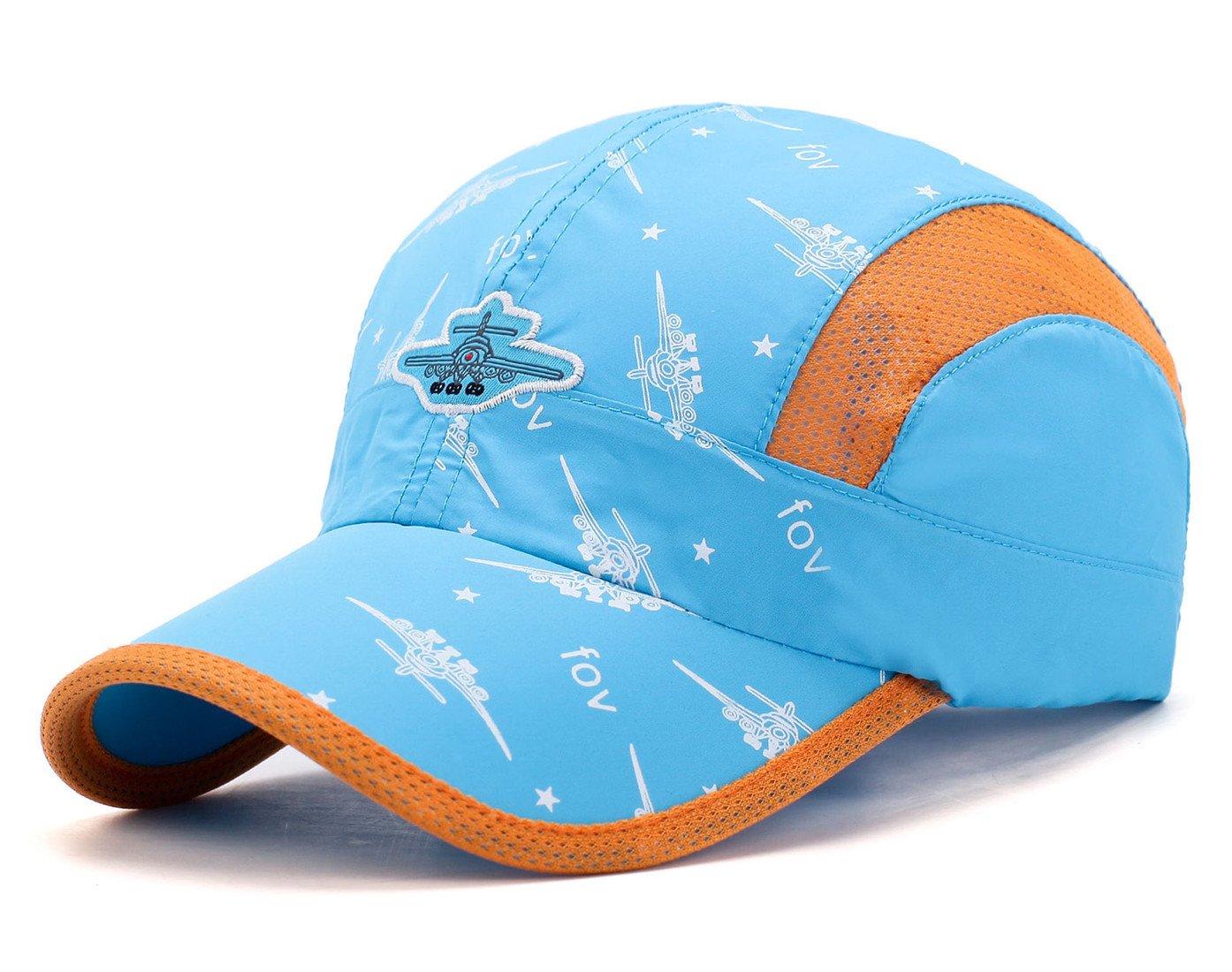 

Cone Tail Summer Mesh UV for Boys and Lake Blue Kids Cap, Lightweight, Quick-Drying, Protection, Adjustable, Girls,