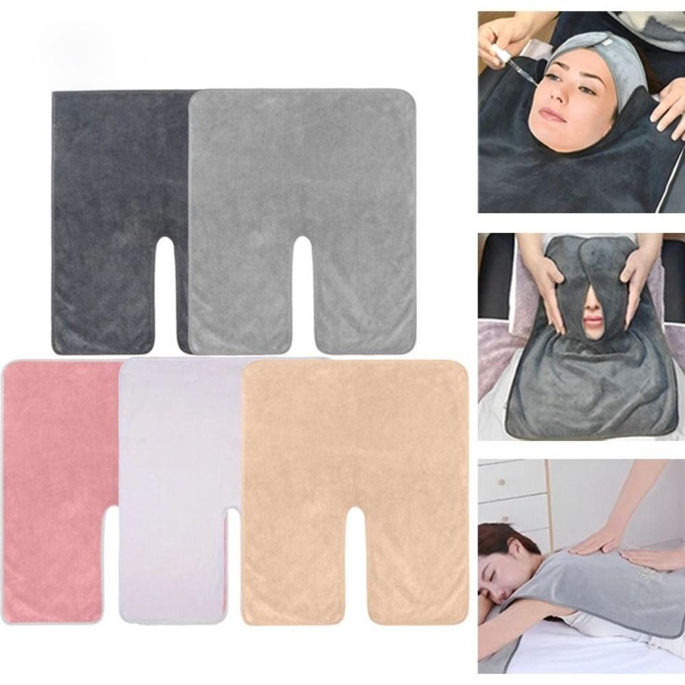 Thickened Microfiber Treatment Neck Towel Comfortable Spa Massage Facial Towel SPA Equipment