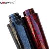 Car Carbon Glossy Black Red Forged Carbon Fiber Vinyl Wrap with Air Release Carbon Fiber Self Adhesive for Car Decal Sticker