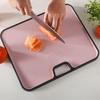 Durable Convenient Storage Fruit Chops Hangable Handle Meat Vegetables Chopping Board for Dining Room Cutting Board