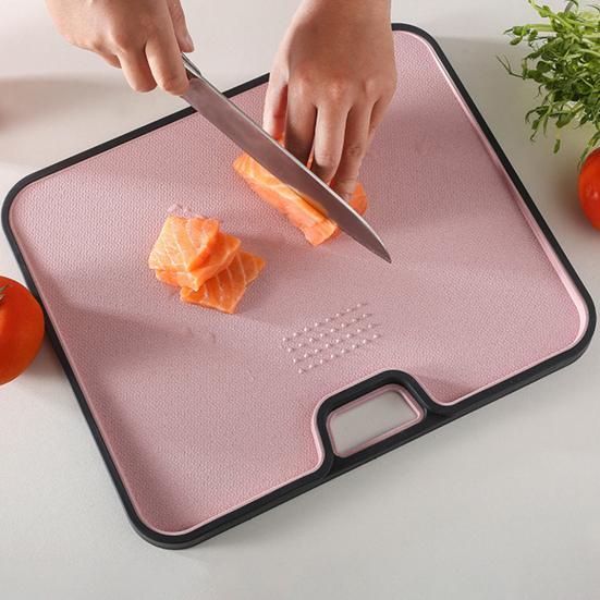 Durable Convenient Storage Fruit Chops Hangable Handle Meat Vegetables Chopping Board for Dining Room Cutting Board