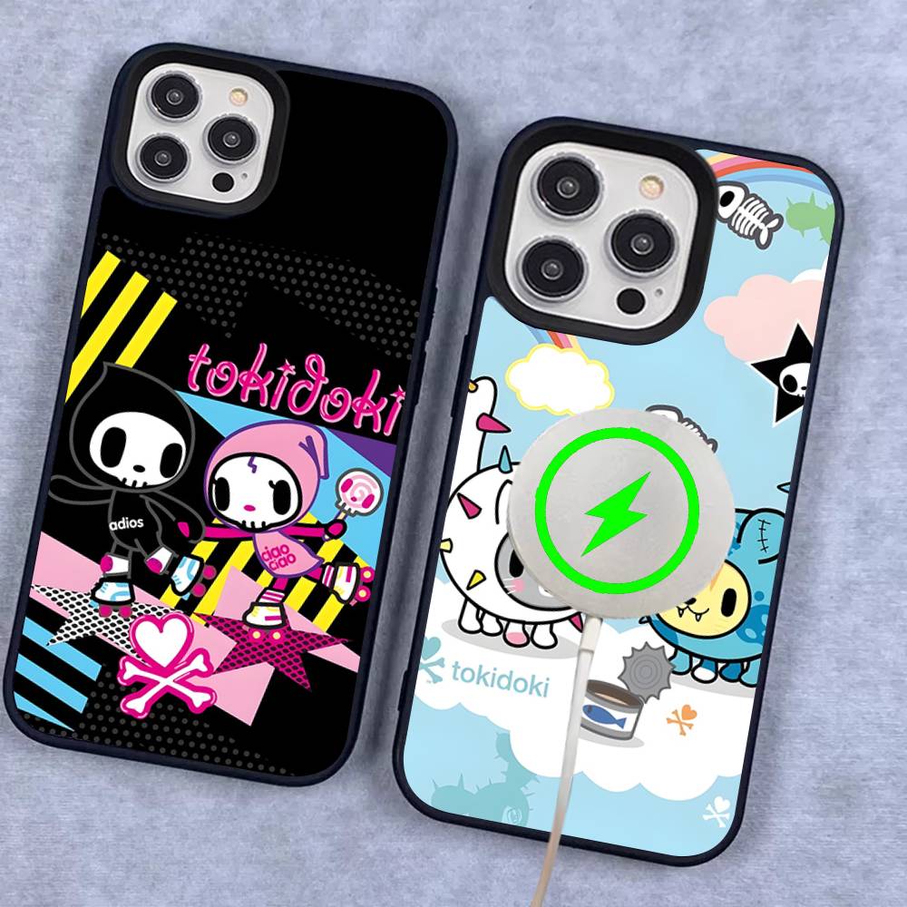 H-Hazbin Hotel Angel For Magsafe Magnetic Wireless For IPhone 16 15 14 13 12 11 17 Pro Max Plus Phone Case