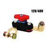 Car Battery Disconnect 12-48V Cut Off Knob Auto Battery Disconnector for Marine Boat Home Electrician Engineering Inspection
