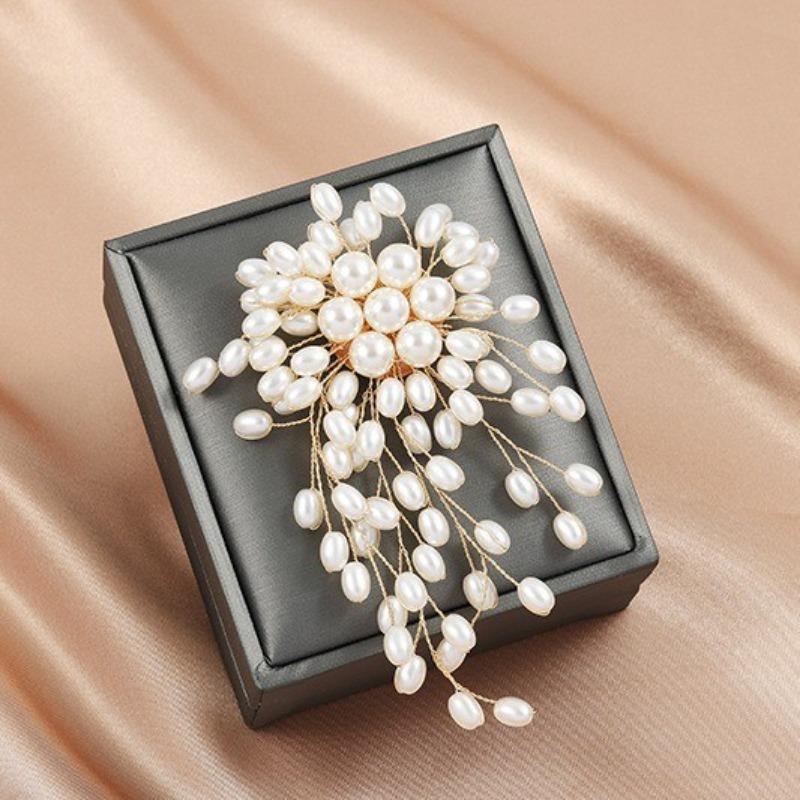 

Rakol Internet Celebrity Pearl Brooch Женская Высокочувственная Нишевая Творческая Темпераментная Ювелирные Изделия Высокого Класса