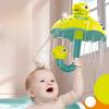Dinosaur Bath Toy with Shower Water Play Animal Role Toy for Preschool Includes Umbrella Educational Swimming Summer Gift Toy